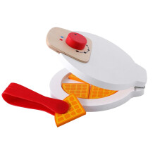 Kinderküche Spielzeug Holz Mit Pfannkuchenmaschine Set Weiß