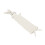 Couverture de sécurité bébé lapin en coton doux 28x44cm beige 1