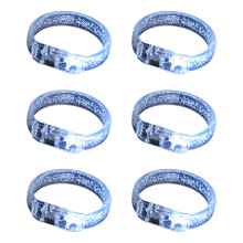 LED Light Up Wristbands Bracelets for Birthday Parties-White