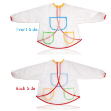 2 Unidades Delantal Impermeable Con Largas Para Niños