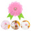 1 Set Diy Kinder Broschen Blumenbrosche Stoffblume Deko 10