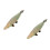 2 Stuks Plastic Vis Figuur Atractosteus Spatula Dier Speelgoed 5