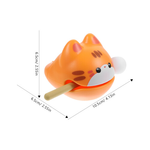 1 Set Percussion-Spielzeug Katzenform Mit Stab 2