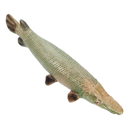 2 Stuks Plastic Vis Figuur Atractosteus Spatula Dier Speelgoed 1
