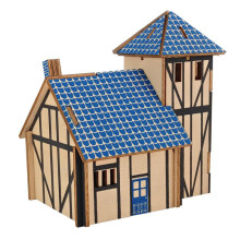 1St 3D Huis Speelgoed Ontwikkelt Verbeelding