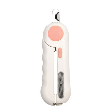 Pet Nail Clippers and Trimmers for Dogs Cats-White Pink