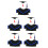 5 Ensembles Mariage Ours Avec Chapeau Robe Accessoires 6