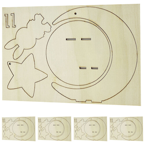 5 3D Puzzle In Legno Coniglio Da Assemblare