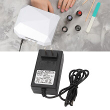 Adaptador de corriente para uñas de 24 V, 2 A, 48 W, para lámparas LED de uñas, cable de 90 cm