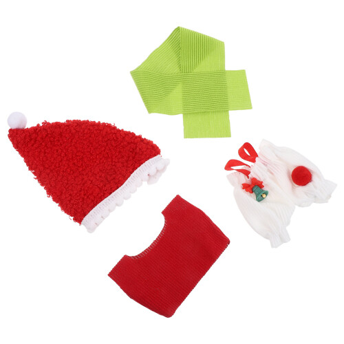 4 Set Vestiti Per Natale, Compatibile Con Labubu 1 2 3 1