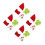 4 Set Vestiti Per Natale, Compatibile Con Labubu 1 2 3 7