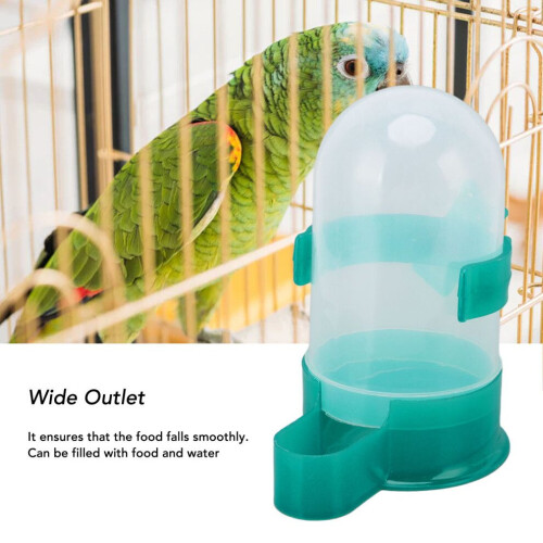 Comedero automático de plástico para palomas, grande, de 500 ml 2