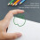 100 Pcs Cyan Fruit-Shaped Iron Paper Clips for Documents & Drawings 3