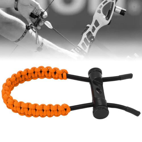 Orange Nylon Bow Wrist Sling for Training & Exercising, Adjustable
