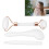 Jadestone Double Head Face Roller Set for Wrinkles, Puffiness, White 1