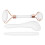 Jadestone Double Head Face Roller Set for Wrinkles, Puffiness, White 2