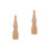 2St DIY Blank Peg Khaki Voor Thuisdecoratie En 6
