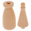 2St DIY Blank Peg Khaki Voor Thuisdecoratie En 3