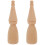 2St DIY Blank Peg Khaki Voor Thuisdecoratie En 4