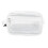 Waterproof Clear PVC Sling Bag Large Capacity Adjustable Strap White 3