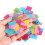 Square Paper Confetti Mixed Coloured Paper Scraps 4