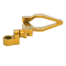 Collier de câble pliable en alliage d'aluminium pour tuyau d'huile, pour moto et quad, jaune