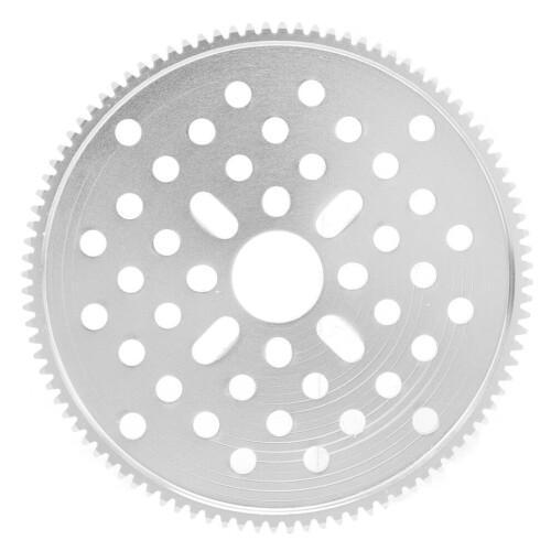 Engranaje recto de aluminio de 96 dientes con orificio central de 14 mm, mod. 0,8, hardware 1