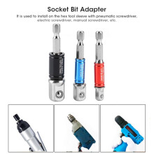 Robustes Sechskantadapter-Set aus Chrom-Vanadium-Stahl, 1/4 Zoll, 3/8 Zoll, 1/2 Zoll