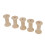 Durable Empty Wooden Spools for Sewing Thread and Ribbon Storage 20PCS 1