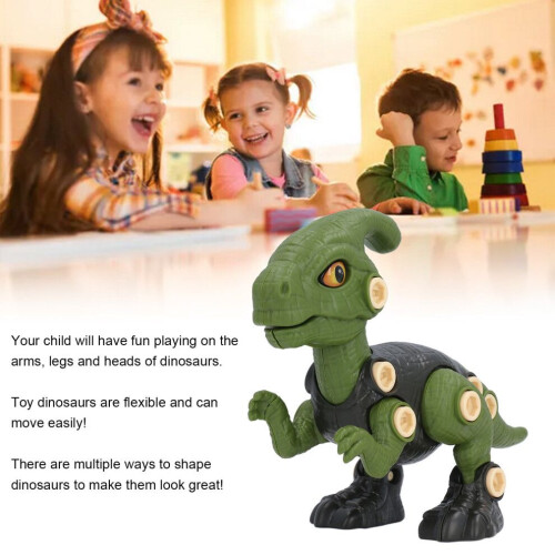 Interactive Raptor Dinosaur Building Toy - Plastic & Safe for Kids 2
