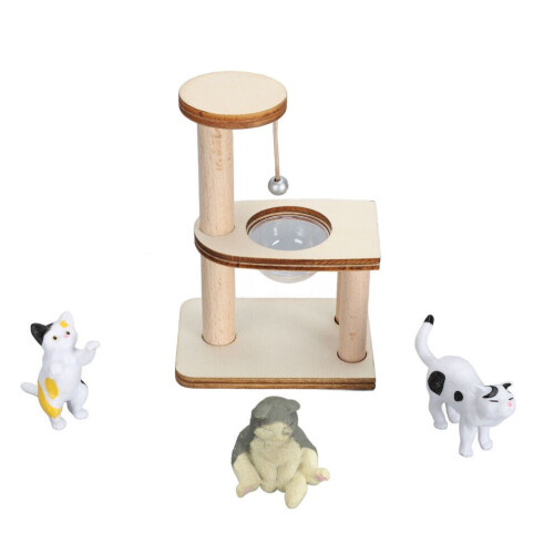 Safe Eco-Friendly Cat Playset with Smooth Edges and Unique Design 1