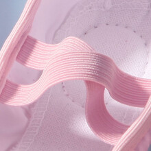 Ballettschuhe für Mädchen, weicher Satin, rosa, mit Kronenmuster, Übungsgröße 32