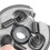 3-Backen-Kupplungsscheibe für 2-Takt-Roller (43–49 cm³), Aluminium, schwarz oder rot 3