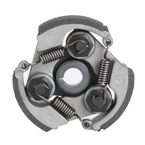 3-Backen-Kupplungsscheibe für 2-Takt-Roller (43–49 cm³), Aluminium, schwarz oder rot 1