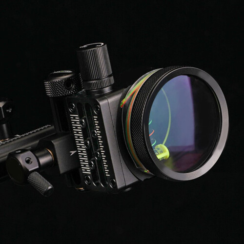 M2 Bow Sight Lens Resin Archery Scope 5 Pin 4X Scope Sight