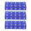 30PCS Transparent Colored Plastic Dice, 6-Sided, 15.5mm Blue 3