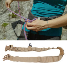 Lightweight Nylon Security Work Belt with Adjustable Buckle, Khaki