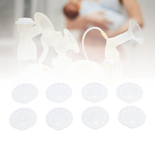 16pcs Silicone Breastpump Membrane Replacement Diaphragm White