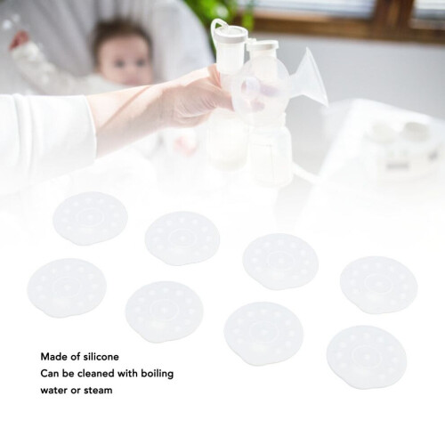 16pcs Silicone Breastpump Membrane Replacement Diaphragm White 2