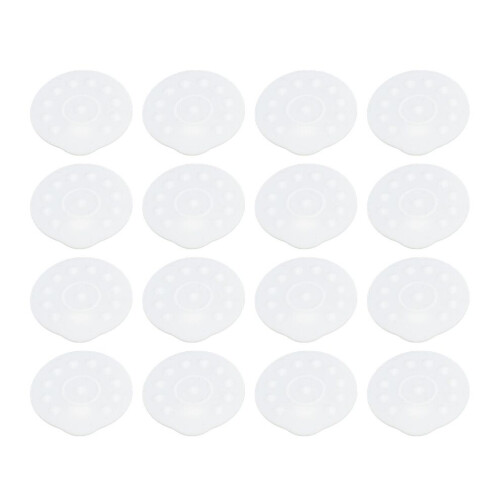 16pcs Silicone Breastpump Membrane Replacement Diaphragm White 1