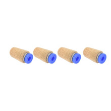 4 Stück pneumatische Kupferschalldämpfer-Geräuschfilter PSF-4, 1,0 MPa