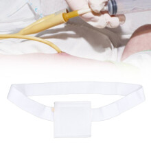 Elastische houderband voor voedingssonde, geschikt voor PEG-, G- en J-sondes en maagbandaccessoires.