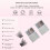 DIY Cluster Lashes 144 Pcs 10-16mm Mixed Volume False Lash Extensions 4