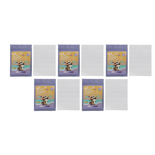 120pcs Reusable Ultraviolet Detection Stickers for Sunscreen Reminder 2