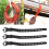 3pcs Black Rubber Short Utility Straps, Quick Release, Multi-Purpose 4