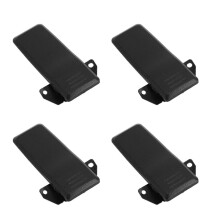 4 stuks zwarte ABS metalen riemclips ter vervanging van de QYT KT 289G portofoon