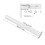 10Pcs 150 Pages White Plastic Comb Binding Spines 19mm for A4 2