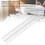 10Pcs 150 Pages White Plastic Comb Binding Spines 19mm for A4 4