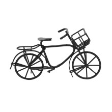 Decoración de bicicleta de metal para casa de muñecas, escala 1:12, bicicleta de metal en miniatura