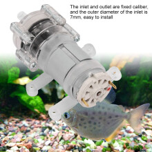 Hög temperaturbeständighet Transparent akvarium Mini membranvattenpump DC12V